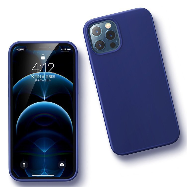 Silikoonist telefoni kate Ugreen Protective iPhone 12 Pro Max, tumesinine hind ja info | Telefoni kaaned, ümbrised | kaup24.ee