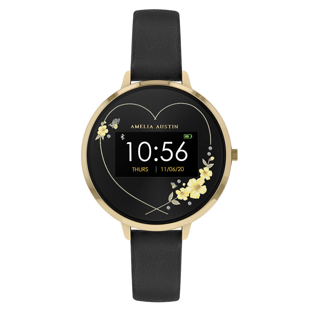 Amelia Austin Camellia AA03-2006 Gold/Black цена и информация | Nutikellad (smartwatch) | kaup24.ee