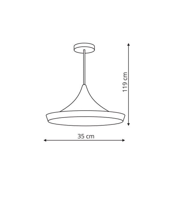 Ripplamp Light Prestige Sona, must hind ja info | Rippvalgustid | kaup24.ee