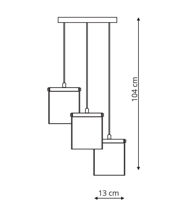 Ripplamp Light Prestige Cantos 3 hind ja info | Rippvalgustid | kaup24.ee