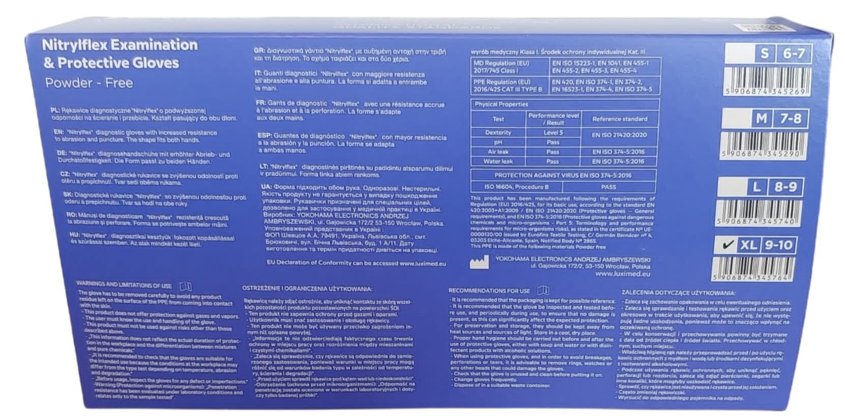 Nitriilkindad, sinine, zimmer-S hind ja info | Töökindad | kaup24.ee