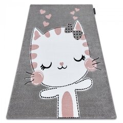 Детский ковер PETIT KITTY - 200x290 cm, серый цена и информация | Ковры | kaup24.ee