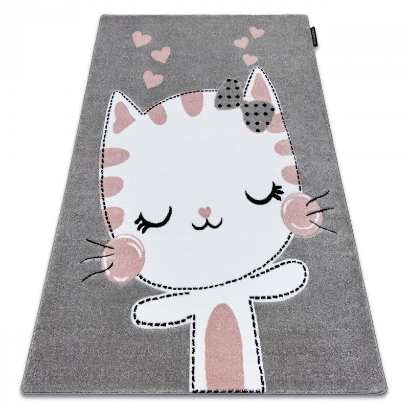 Laste vaip PETIT KITTY - 200x290 cm, hall hind ja info | Vaibad | kaup24.ee