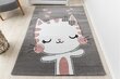 Laste vaip PETIT KITTY - 200x290 cm, hall hind ja info | Vaibad | kaup24.ee