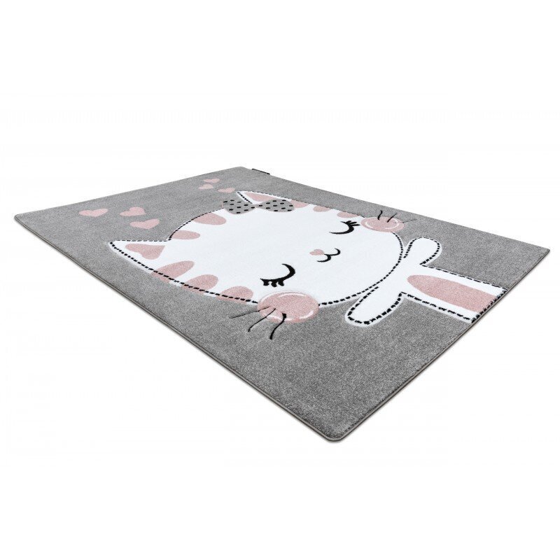 Laste vaip PETIT KITTY - 200x290 cm, hall hind ja info | Vaibad | kaup24.ee