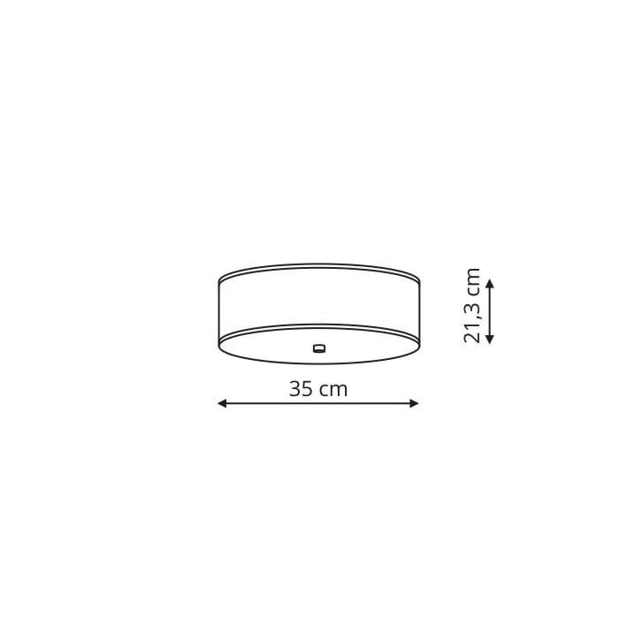 Laelamp Light Prestige Girona 35 cm, hall hind ja info | Laelambid | kaup24.ee