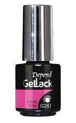 Depend geellakk GelLack Think Pink 5ml цена и информация | Лаки для ногтей, укрепители для ногтей | kaup24.ee