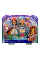 Кукольный набор «Лисичка и сестричка» Enchantimals, HCF81 цена и информация | Игрушки для девочек | kaup24.ee