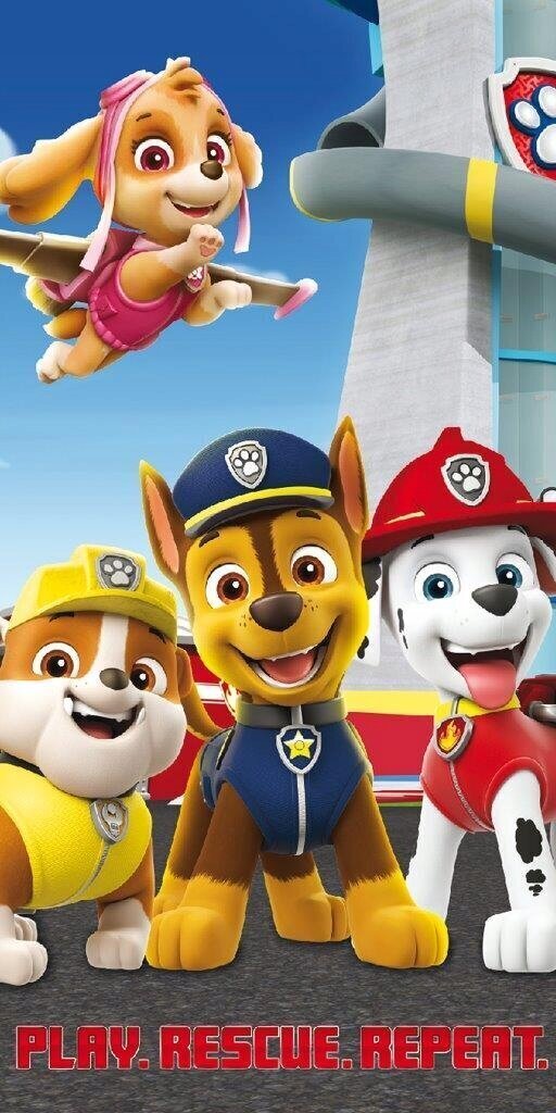 Faro rätik Paw Patrol, 70x140 cm цена и информация | Rätikud, saunalinad | kaup24.ee