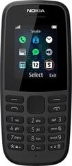 Nokia 16KIGB01A08 Dual SIM, must hind ja info | Telefonid | kaup24.ee