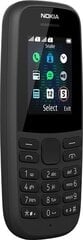 Nokia 16KIGB01A08 Dual SIM, must hind ja info | Telefonid | kaup24.ee