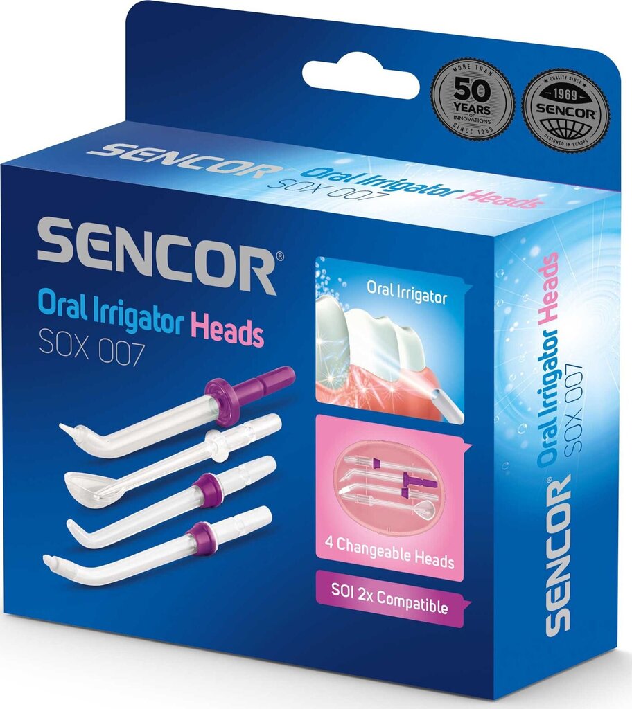 Sencor SOX 007 hind ja info | Elektriliste hambaharjade otsikud | kaup24.ee