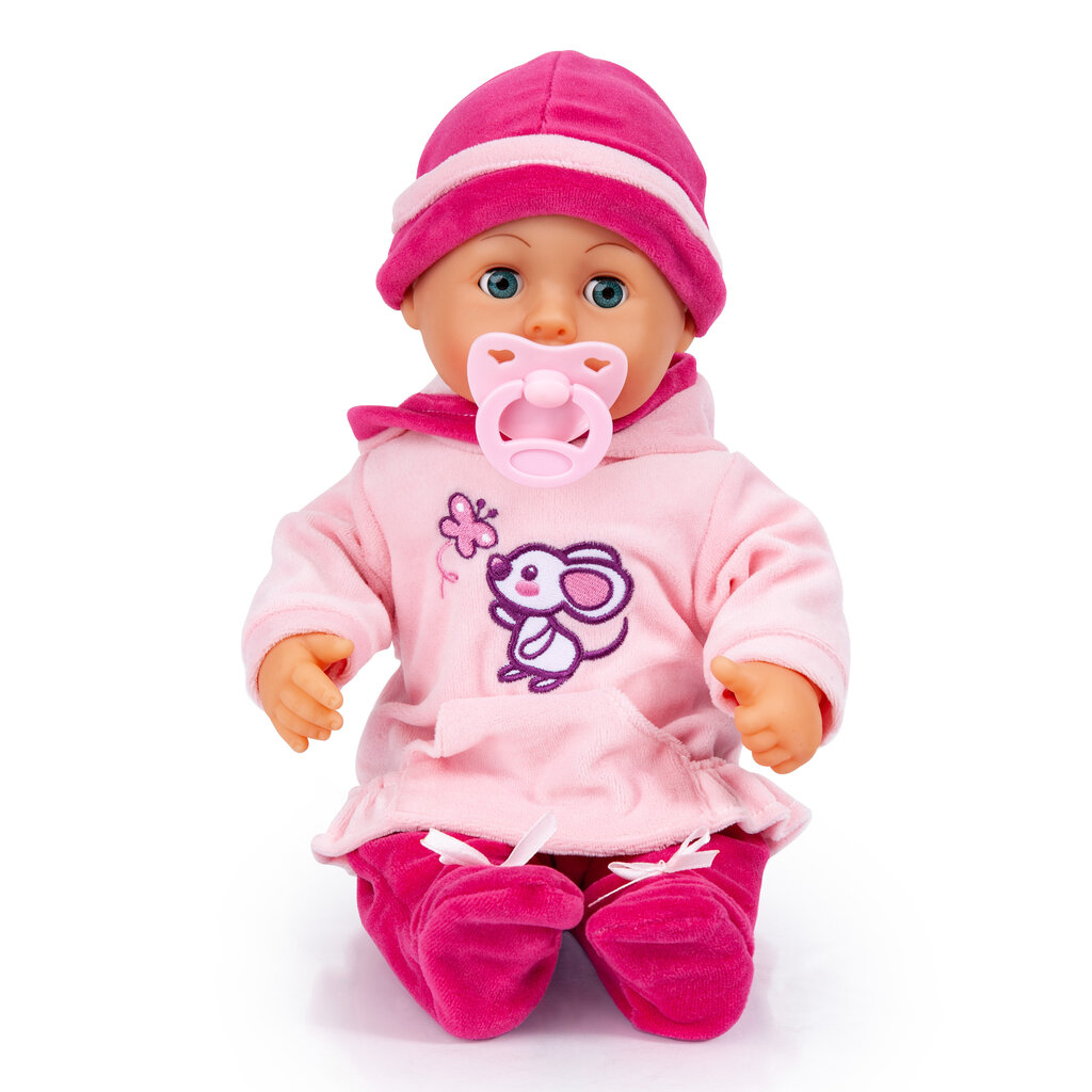 Nukk Bayer First Words Baby, 38 cm hind ja info | Tüdrukute mänguasjad | kaup24.ee