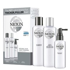 NIOXIN System 1 Trial juuksehoolduskomplekt цена и информация | Бальзамы, кондиционеры | kaup24.ee