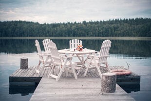 Стол “Canada” белый Folkland Home цена и информация | Садовые столы и столики | kaup24.ee