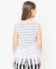 Комплект из белой майки и футболки из сетки, для девочек «Gulliver» цена и информация | Рубашки для девочек | kaup24.ee