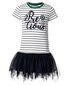Tüdrukute musta võrguga kleit Gulliver hind ja info | Tüdrukute kleidid | kaup24.ee