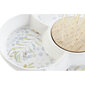 Komplekt DKD Home Decor Bamboo Ceramics jaoks (22 x 22 x 7 cm) hind ja info | Lauanõud ja kööginõud | kaup24.ee