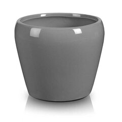 Керамический горшок Barcelona, круглый, серый, 14 х 13(А) см цена и информация | Вазоны | kaup24.ee