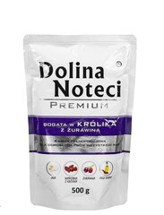 Влажный корм для собак, с мясом кролика и клюквой DOLINA NOTECI, 500 г цена и информация | Консервы для собак | kaup24.ee