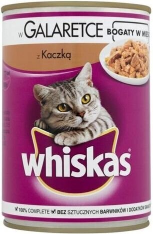 Märgtoit kassidele Whiskas, 400 g hind ja info | Konservid kassidele | kaup24.ee