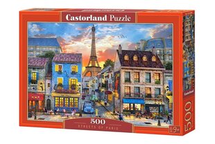 Pusle Puzzle Castorland Streets of Paris, 500 osa hind ja info | Pusled | kaup24.ee
