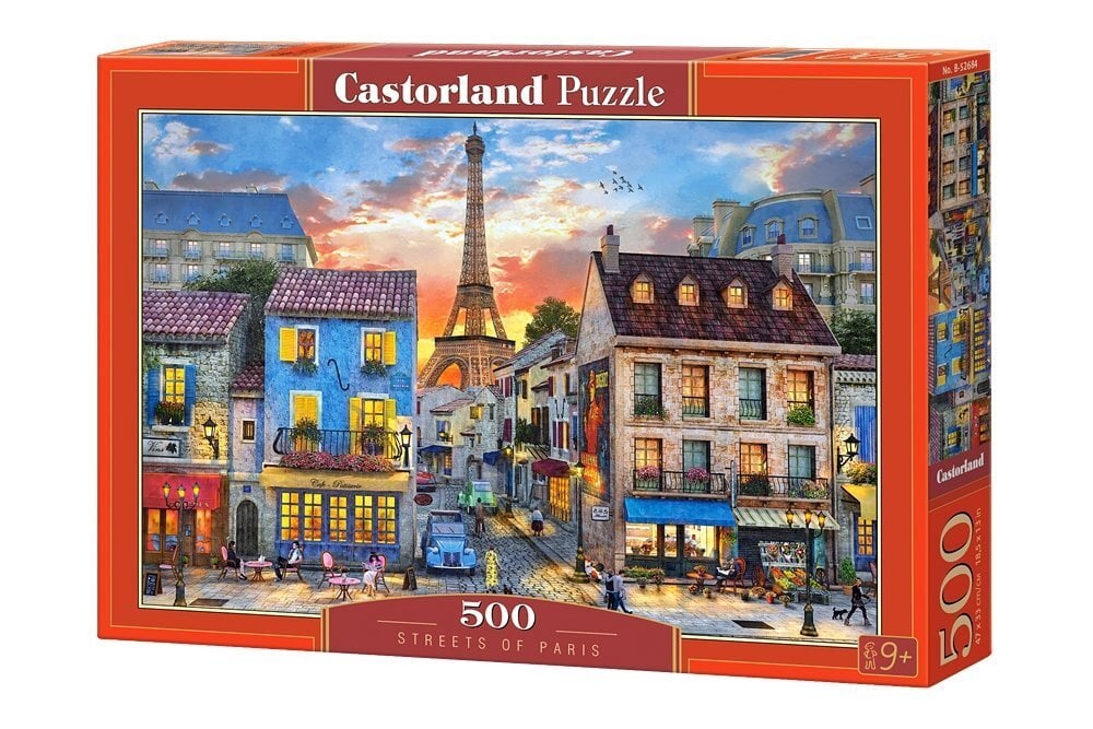 Pusle Puzzle Castorland Streets of Paris, 500 osa цена и информация | Pusled | kaup24.ee