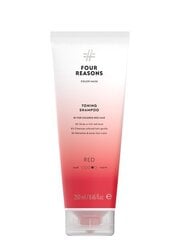 Four Reasons tooniv ja hooldav šampoon värvitud juustele Red 250ml цена и информация | Шампуни | kaup24.ee