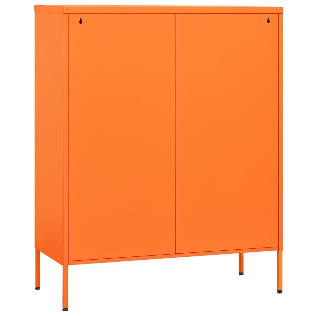 Kummut vidaXL, oranž, 80 x 35 x 101,5 cm, teras hind ja info | Kummutid | kaup24.ee