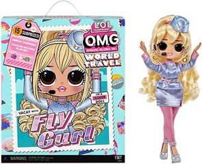 Nukk LOL Surprise OMG World Travel - Fly Gurl, 25 cm hind ja info | Tüdrukute mänguasjad | kaup24.ee