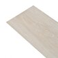 vidaXL iseliimuvad PVC-põrandaplaadid 5,21 m², 2 mm kulunud valge tamm hind ja info | Laminaatparkett | kaup24.ee