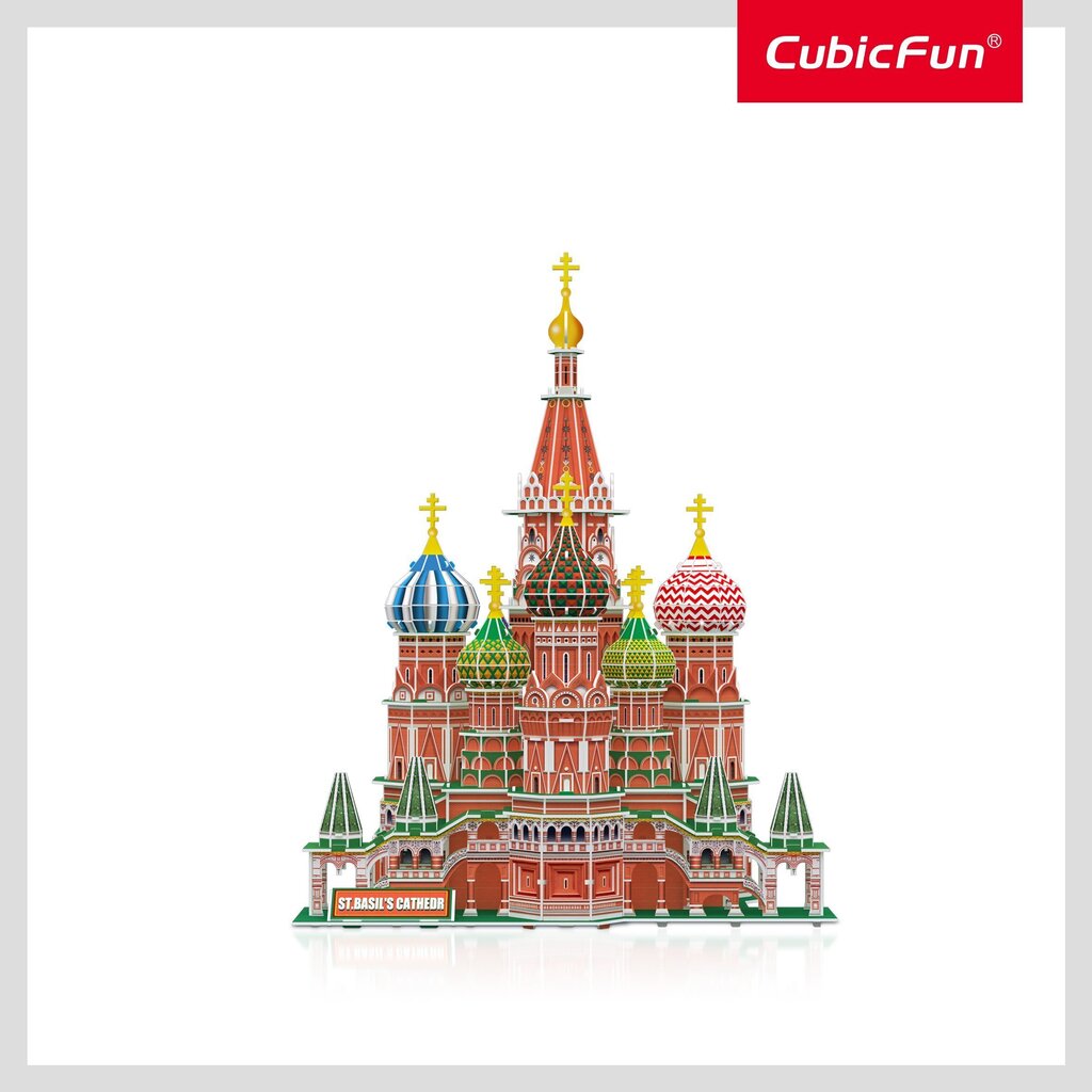 CubicFun 3D pusle National Geographic St. Basil´s katedraal hind ja info | Pusled | kaup24.ee