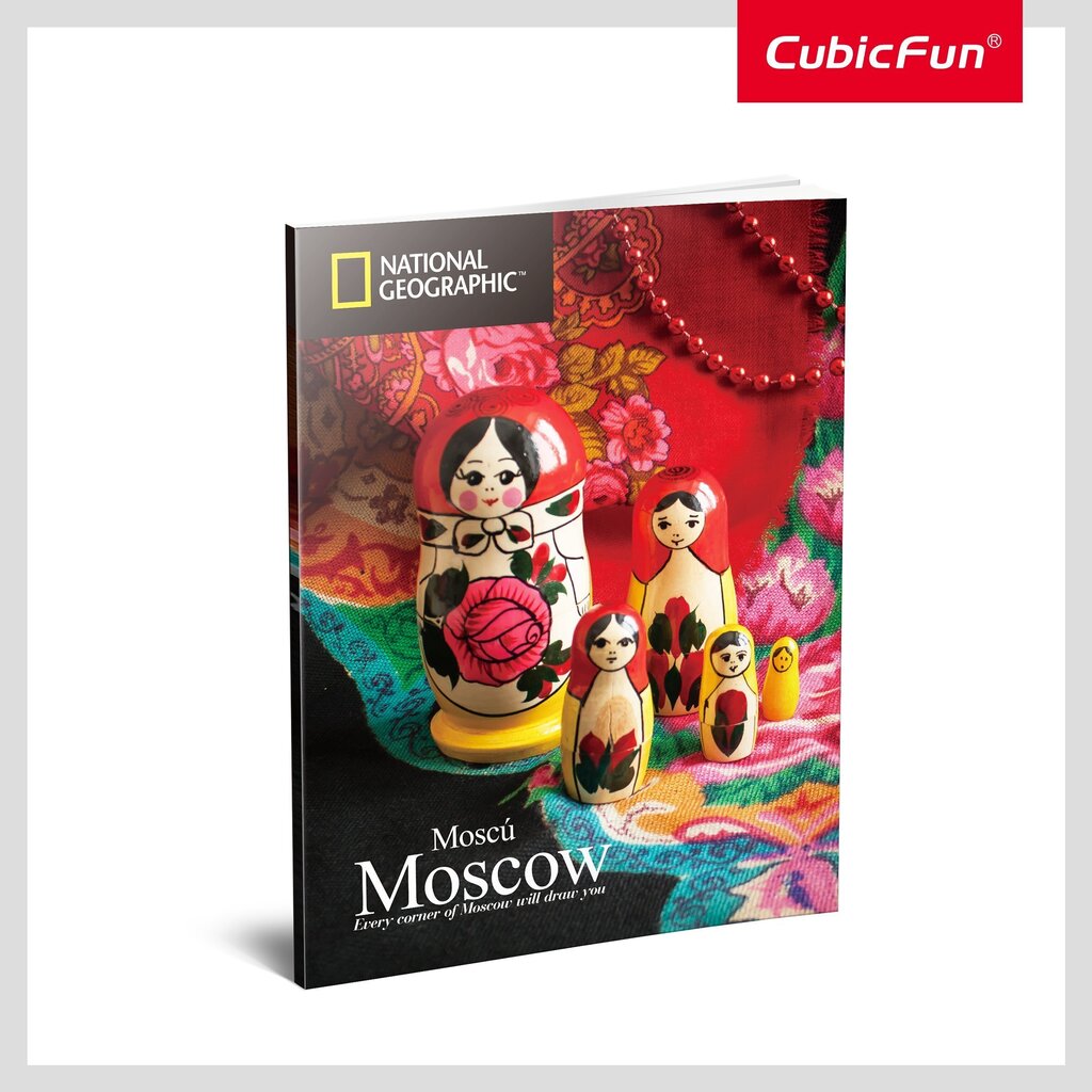 CubicFun 3D pusle National Geographic St. Basil´s katedraal hind ja info | Pusled | kaup24.ee