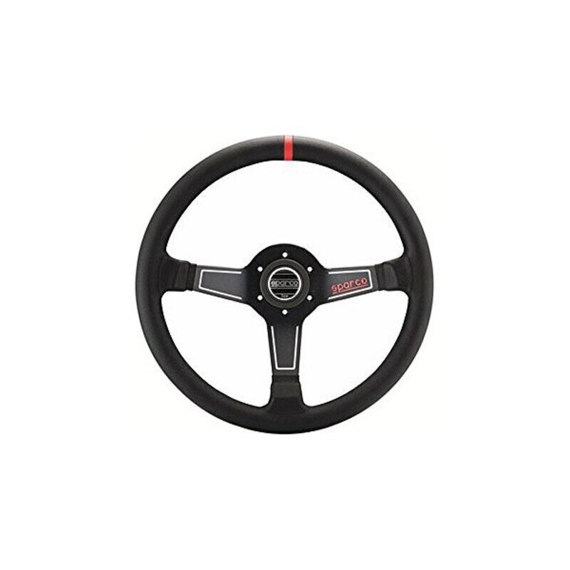 Võidusõidurool Sparco L575 Must цена и информация | Roolikatted ja -nupud | kaup24.ee