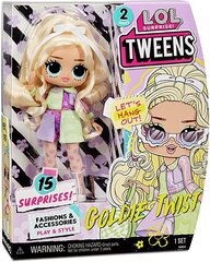 Кукла LOL Surprise Tweens S2 Fashion Doll - Goldie Twist цена и информация | MUST Металлическая бутылочка с Ярким рисунком (без BPA) (500ml) для мальчиков от 3+ лет Серая с Машинкой | kaup24.ee