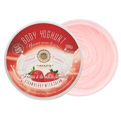 Kehajogurt Strawberries and cream Saules Fabrika, 200 g hind ja info | Kehakreemid, kehaspreid | kaup24.ee