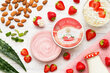 Kehajogurt Strawberries and cream Saules Fabrika, 200 g hind ja info | Kehakreemid, losjoonid | kaup24.ee