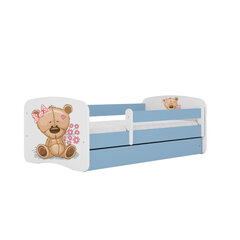 Кровать Babydreams, синяя, 140x70 см, с ящиком цена и информация | Кровати | kaup24.ee