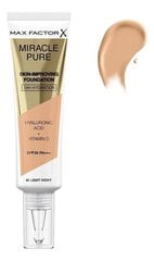 Jumestuskreem Max Factor Miracle Pure Skin-Improving 40 Light Ivory, 30 ml hind ja info | Jumestuskreemid, puudrid | kaup24.ee