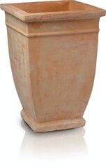 Керамический горшок Tuscan, квадратный, коричневый, 34 x 48(В) см цена и информация | Вазоны | kaup24.ee