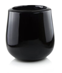 Цветочный горшок из стекловолокна Fiberglass, круглый, черный, 48 x 50(В) см цена и информация | Вазоны | kaup24.ee