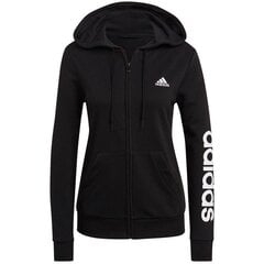 Adidas Džemprid W Lin Ft Fz Hoodie Black GL0791 цена и информация | Женские толстовки | kaup24.ee