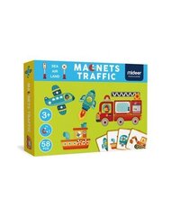 Magnetiline maanteekomplekt, L MD1040 цена и информация | Развивающие игрушки | kaup24.ee
