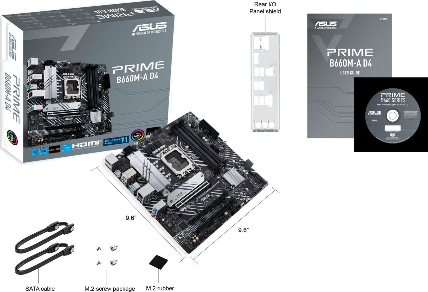 Asus PRIME B660M-A D4 цена и информация | Emaplaadid | kaup24.ee