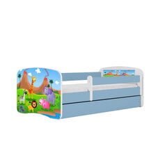 Кровать Babydreams, синяя, 160x80 см, с выдвижным ящиком цена и информация | Кровати | kaup24.ee