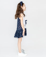 Täpimustriga kleit tüdrukutele Gulliver, sinine hind ja info | Tüdrukute kleidid | kaup24.ee