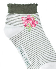 Белые носки в полоску для девочек «Gulliver», 14*16 cm цена и информация | Носки, колготки для девочек | kaup24.ee
