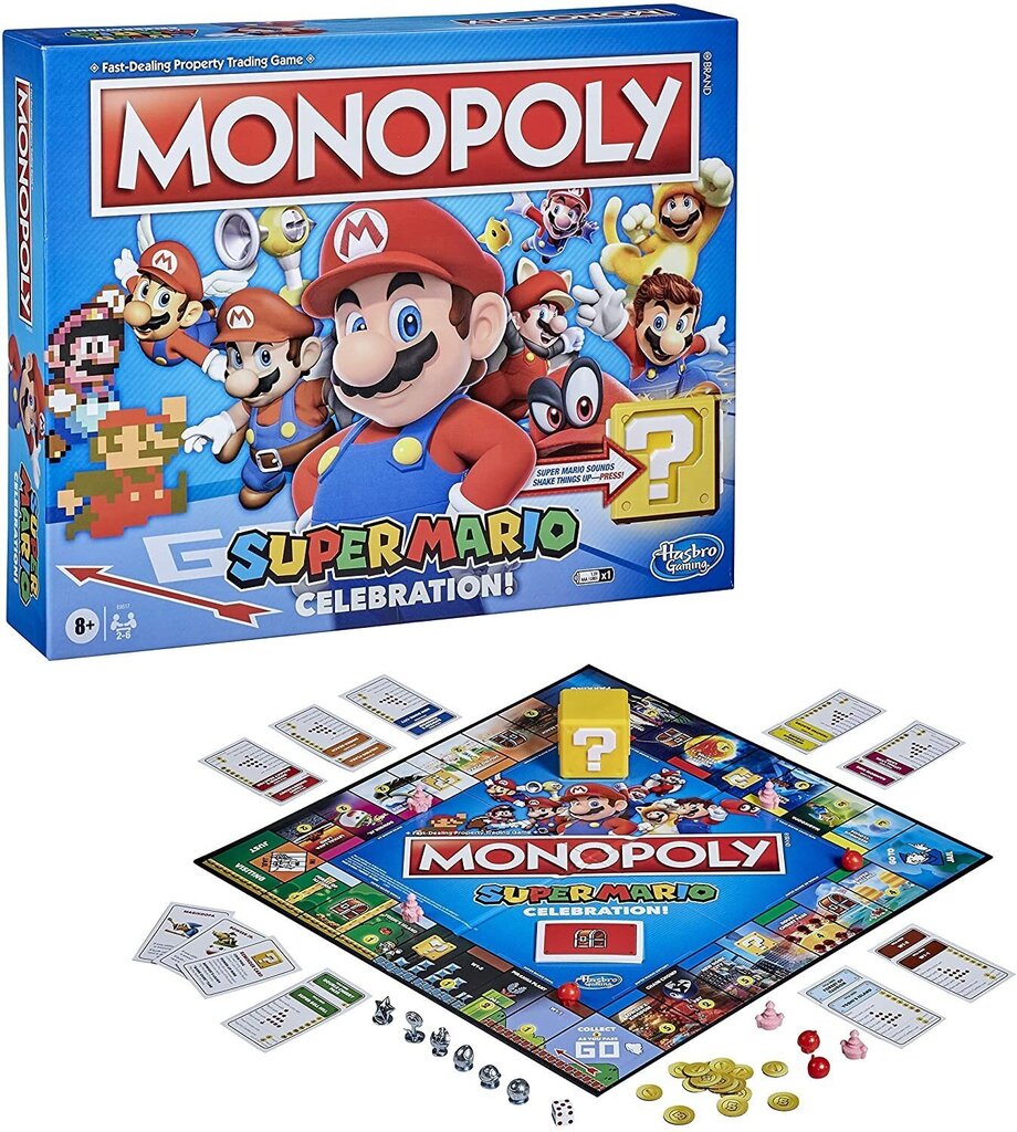 Lauamäng Monopoly Super Mario Celebration! цена и информация | Lauamängud ja mõistatused | kaup24.ee