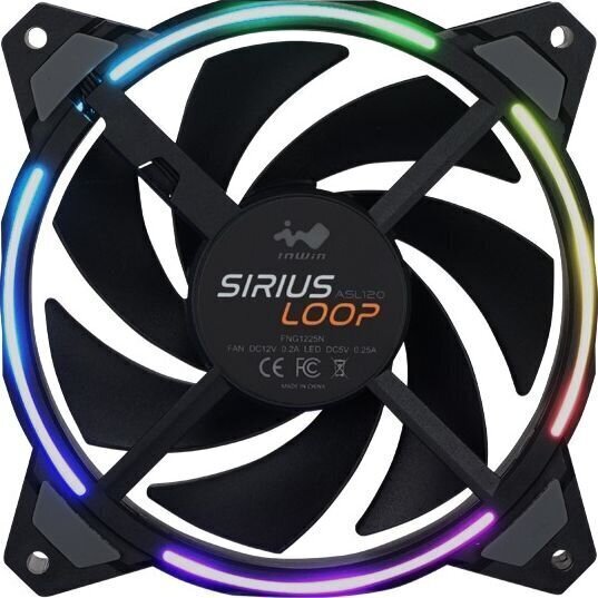 In Win Sirius Loop x 3 цена и информация | Arvuti ventilaatorid | kaup24.ee