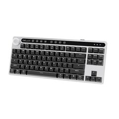 Juhtmeta klaviatuur Delux KS200D, hall цена и информация | Клавиатуры | kaup24.ee